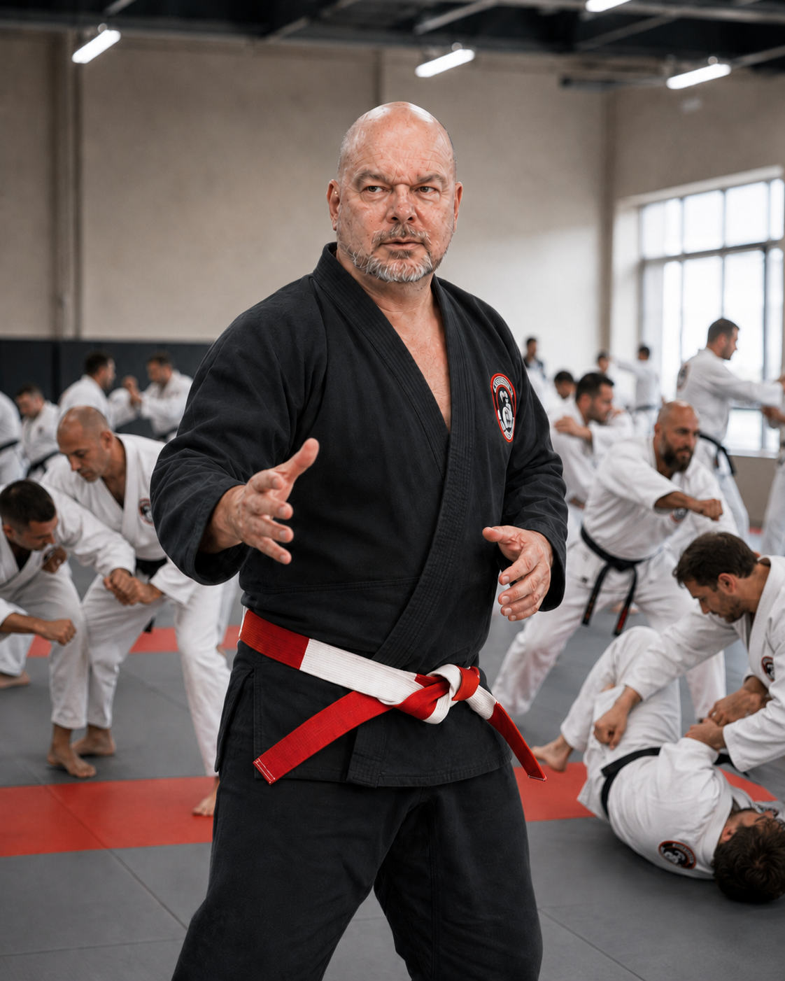 Martin Stolpe-Thomsen in martial arts action