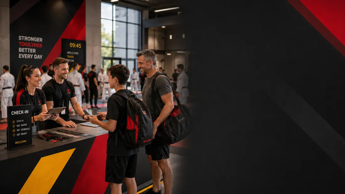 Sports event check-in managed with Camp-Planner